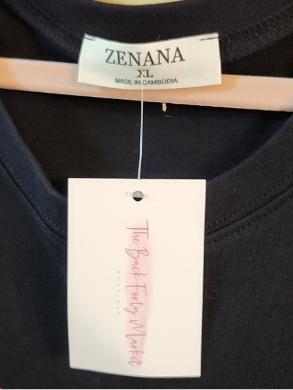 Zenana "Talk Murder to Me" Graphic Long Sleeve Shirt - Picture 2 of 3